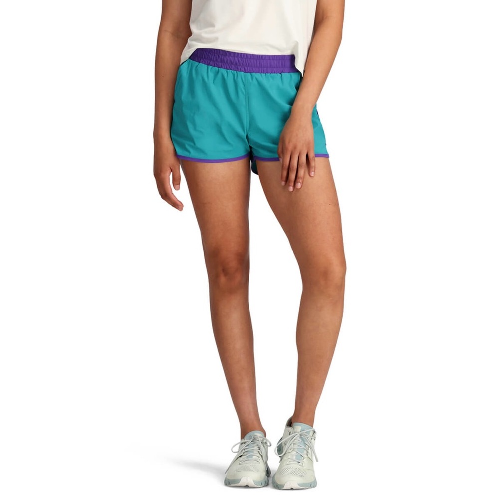Outdoor Research Teal and Purple Athletic Shorts